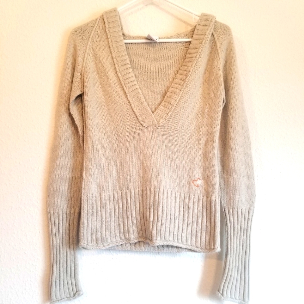 Women's Tan Roxy Sweater/Hoodie